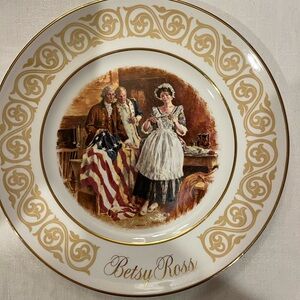 Betsy Toss Plate for Avon Products by Enoch Wedgwood
